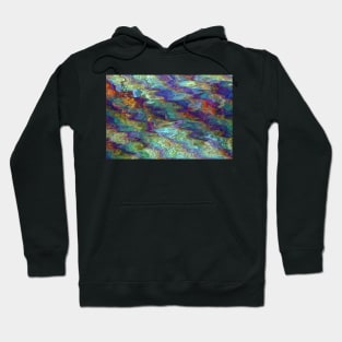 Iridescent water surface Hoodie